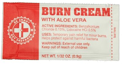100 Burn Cream Packets