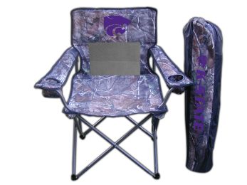 Kansas State Realtree Camo Chair