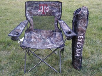Texas A&M Realtree Camo Chair