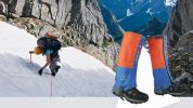 Durable Outdoor Hiking Gaiters Snow Boot Gaiters Leg Gaiters, Orange, 16.9''