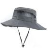 Outdoor Sun Hat Summer Fishing Hiking Hat  Wide Brim Bucket Hat