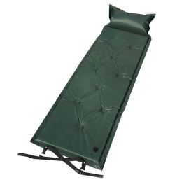 Waterproof Sport Camping Hiking Outdoor Single Sleeping Mats Sleeping Gear-Green