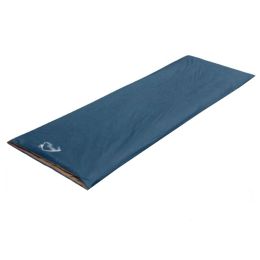 Sports Camping Hiking Outdoor Spring Autumn Single Sleeping Bags Liner - Navy