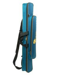 Waterproof Canvas Fishing Rod Cases Tubes Fishing Gear Fishing Poles Bags 80 cm(Blue)