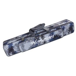 Two Tiers Fishing Rod Cases Tubes Fishing Gear Fishing Poles Bags 80cm Navy Blue