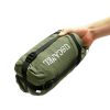 Premium Lightweight Sleeping Bag for Outdoors + Inflatable Pillow, Army Green