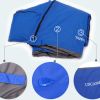 Premium Lightweight Sleeping Bag for Adults Outdoors + Inflatable Pillow, Blue