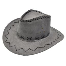 Outdoors Sports Cap Fishing/Hunting/Hiking Hat, Stylish Cowboy Hat Sunhat (Grey)