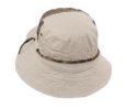 Patchwork Soft Fishing Hat Camping/ Hiking Hat for Adult Bucket Hat Beige