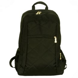 Blancho [Diamond Check] Stylish Backpack / School Bag / Laptop Backpack / Dayback - Black