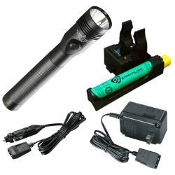 Stinger DS LED HL Rechargeable Flashlight with AC/DC and PiggyBack Charger, 800 Lumens