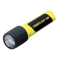 4AA Propolymer LED Yellow Flashlight with White LED